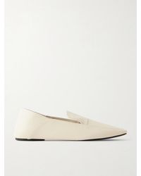 St. Agni - Minimal Flat Leather Loafer - Lyst