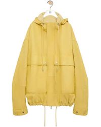 Loewe - Nappa Leather Short Parka - Lyst