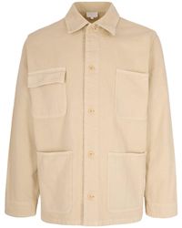 A.P.C. - Long Sleeve Buttoned Shirt - Lyst