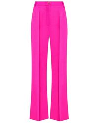 Valentino - Straight Leg Tailored Pants - Lyst