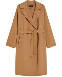 Weekend by Maxmara - Corte Belted Long-Sleeved Coat - Lyst