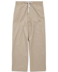 Balenciaga - Drawstring Waist Wide-Leg Pants - Lyst