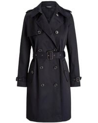 Ralph Lauren - Double-Breasted Belted Trench Coat - Lyst