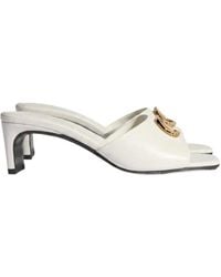 Gucci - Slide Sandal With Double G - Lyst