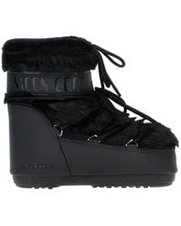 Moon Boot - Icon Low Faux-Fur Lace-Up Boots - Lyst