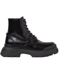 Fendi - Combat Boots With Zip Closure - Lyst