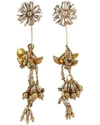 Dries Van Noten - Flower Pattern Earrings - Lyst
