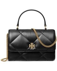 Tory Burch - Mini Kira Diamond Quilt Top-Handle Chain Wallet - Lyst
