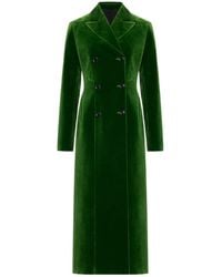 Alaïa - Alaïa Velvet Tailored Coat - Lyst