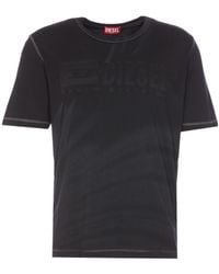 DIESEL - T-Adjust-R13 Laser-Faded Logo T-Shirt - Lyst