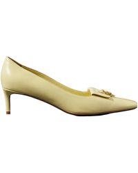 KHAITE - Celia Pocket Buckle Square-Toe Pumps - Lyst