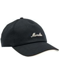 Moncler - Logo-Embroidered Cotton Cap - Lyst