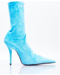 Balenciaga - Knife Heeled Ankle Boots - Lyst