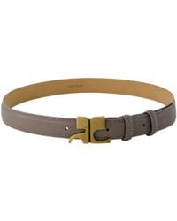 Courreges - Courrèges Logo Buckle Fastened Belt - Lyst