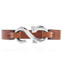 Ferragamo - Ferragamo Gancini Hook Bracelet - Lyst