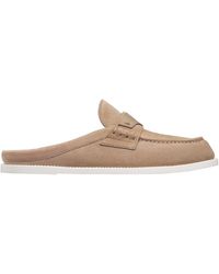 Dior - Christian Boy Logo Debossed Slip-On Sandals - Lyst