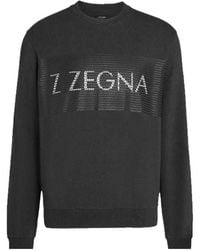 ZEGNA - Long-Sleeved Sports Sweater - Lyst