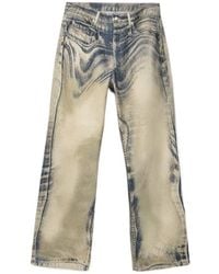 CAMPERLAB - Distorted Print Jeans - Lyst