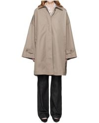 TOTEME - Totême A-Line Single-Breasted Coat - Lyst