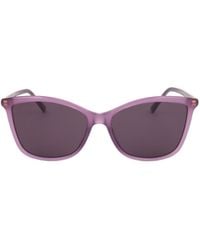 Jimmy Choo - Geometric Frame Sunglasses - Lyst