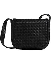 Bottega Veneta - Mini Veneto Flap Messenger Bag - Lyst