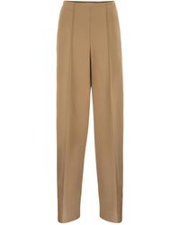 Max Mara - Mxpfiacre Straight Leg Tailored Trousers - Lyst