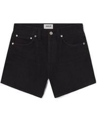 Agolde - Parker Long High-Rise Denim Shorts - Lyst