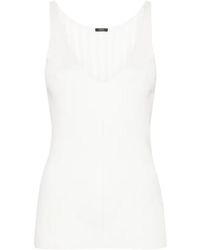 JOSEPH - Satiny Knitted Tank Top - Lyst