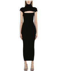 The Attico - The Cut-Out High-Neck Dress - Lyst