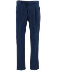 PT01 - Pt Torino Pleated Straight Leg Pants - Lyst