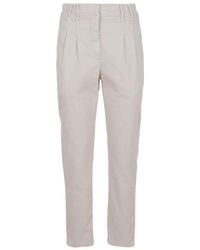 Brunello Cucinelli - Regular-Fit Straight Leg Trousers - Lyst