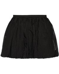 Alaïa - Cut-Out Mini Skirt - Lyst