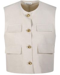 P.A.R.O.S.H. - Flap-Pocket Waistcoat - Lyst