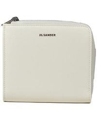 Jil Sander - Logo Embossed Zipped Cardholder - Lyst
