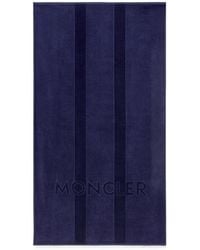 Moncler - Logo Cotton Beach Towel - Lyst