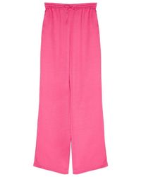 Yves Salomon - Drawstring Wide-Leg Pants - Lyst