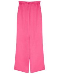 Yves Salomon - Drawstring Wide-Leg Pants - Lyst