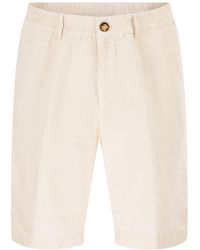 Brunello Cucinelli - Elasticated-Waist Shorts - Lyst