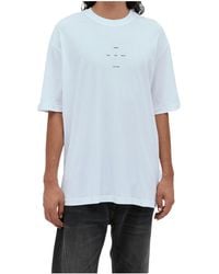 Song For The Mute - Oversized Logo Printed Crewneck T-Shirt - Lyst