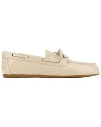 Miu Miu - Lace-Up Loafers - Lyst