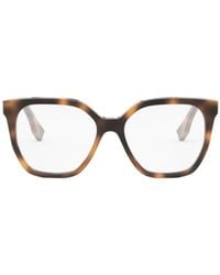 Fendi - Eyewear Square Frame Glasses - Lyst