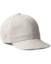 Prada - Denim Baseball Cap - Lyst