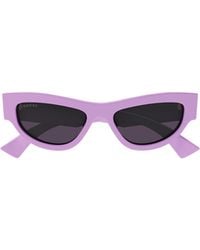 Gucci - Eyewear Cat Eye Frame Sunglasses - Lyst