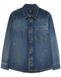 A.P.C. - Basile Denim Overshirt - Lyst