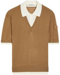 Moncler - Layered Wool Polo Top - Lyst