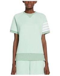 Thom Browne - 4-Bar Stripe T-Shirt - Lyst