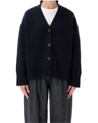 Studio Nicholson - Whitt Ribbed Knit Cardigan - Lyst