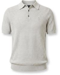 AllSaints - Aubrey Polo Shirt - Lyst