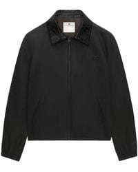 Courreges - Vinyl-Collar Bomber Jacket - Lyst