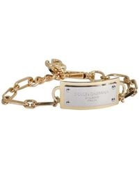 Dolce & Gabbana - Engraved Chain-Link Bracelet - Lyst